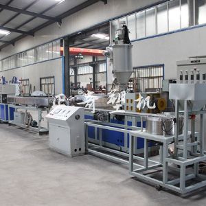 Inlaid round dripper drip irrigation pipe machine